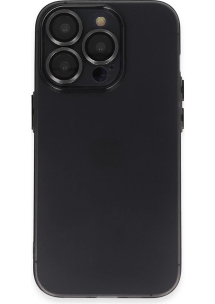 Iphone 14 Pro Kılıf Luko Lens Silikon - Siyah