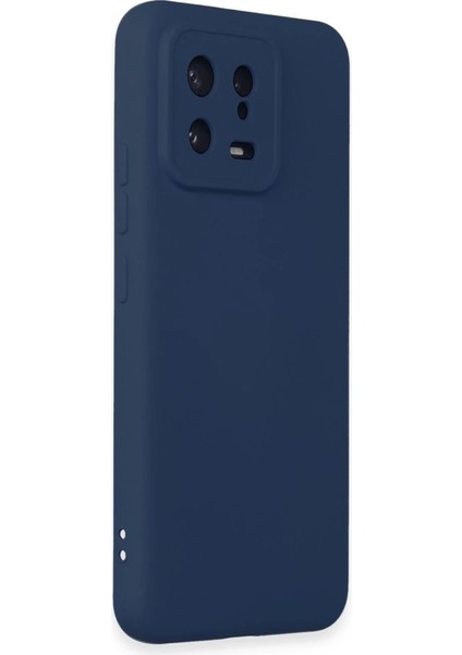 Xiaomi Mi 13 Kılıf Nano Içi Kadife Silikon - Lacivert fiyatları
