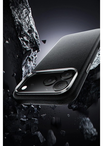 Joko Iphone 17 Pro Wonder Deri Magsafe Kapak - Turuncu