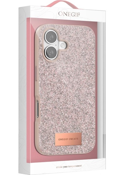 Onegif Apple Iphone 17 Air Bright Simli Kapak - Koyu Yeşil fırsatları