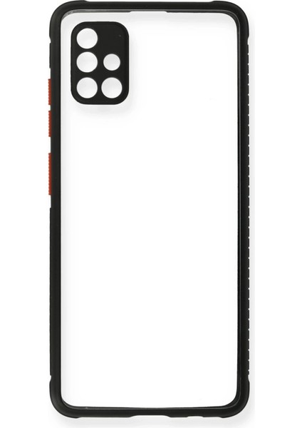 Samsung Galaxy A71 Kılıf Miami Şeffaf Silikon - Siyah fiyatları