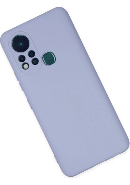Infinix Hot 11S Kılıf Nano Içi Kadife Silikon - Lila modelleri