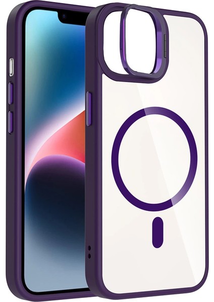 Joko Apple Iphone 11 Remim Lensli Magsafe Standlı Kapak - Derin Mor fiyatları