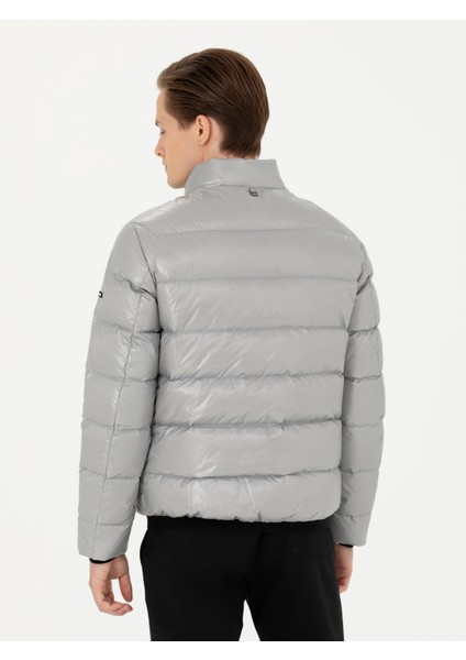 Erkek Gri Kaz Tüyü Kapitone Mont 50273891-VR024 indirimleri