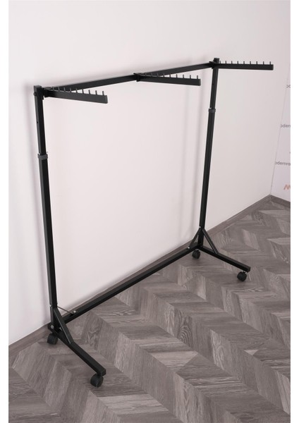 Tek Katlı Tek Taraflı 3 Bastonlu Askılık