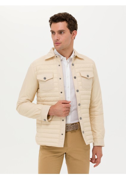 Erkek Bej Mevsimlik Mont Ceket 50266366-VR011