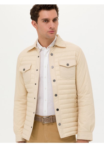 Erkek Bej Mevsimlik Mont Ceket 50266366-VR011 fiyatları