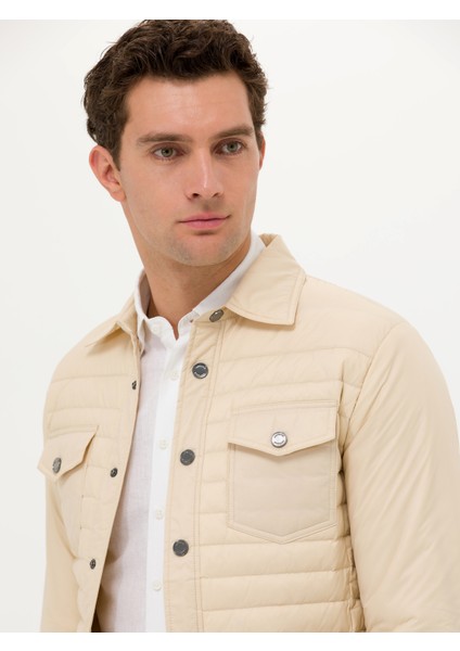 Erkek Bej Mevsimlik Mont Ceket 50266366-VR011 modelleri