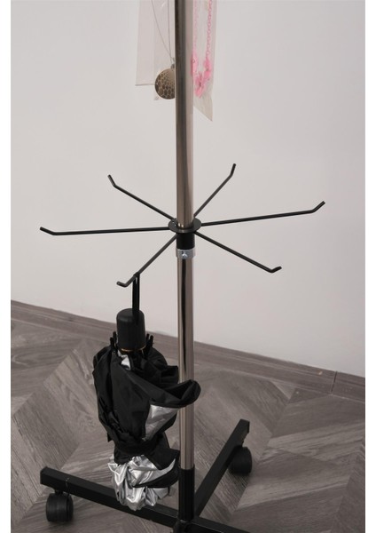 Siyah 3 Katlı 6 Telli Askılık Standı fiyatları