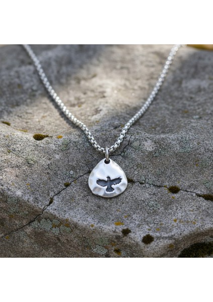 Kartal Gümüş Kaplama Örme Zincir Kolye modelleri