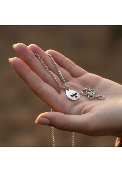 Kartal Gümüş Kaplama Örme Zincir Kolye indirimleri