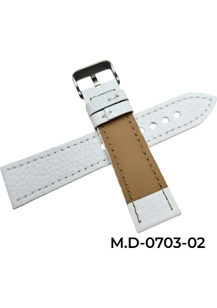24 Mm-M.d Spor Beyaz Flotur Doğal Dikiş Deri Kordon fiyatları