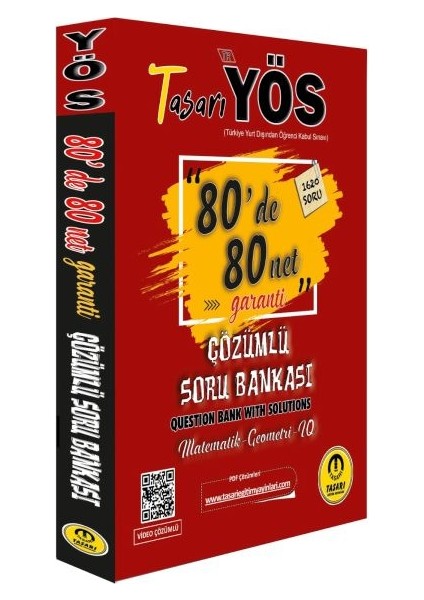 Tasarı Yös 80'de 80 Net Garanti Çözümlü Soru Bankası