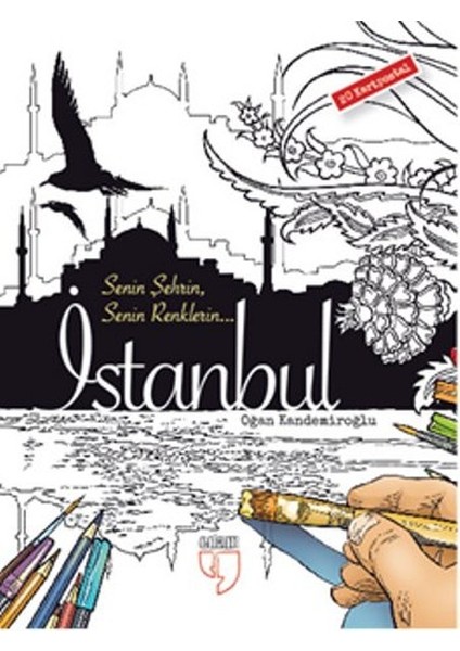 Istanbul Kartpostal Boyama (20 Adet Kartpostal)