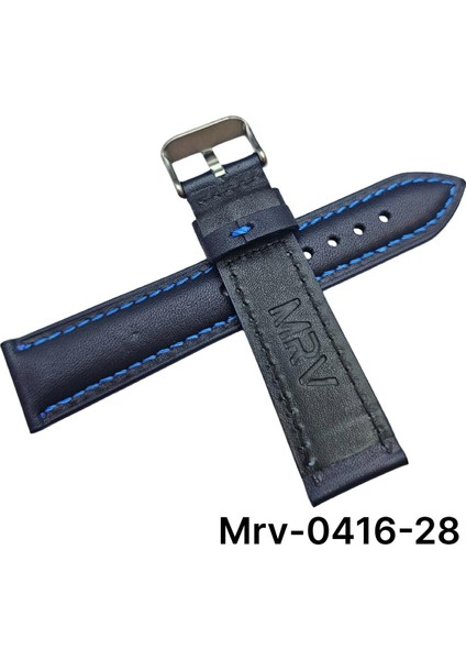 22 Mm-Mrv Bombeli Lacivert Düz Mavi Dikiş Deri Kordon fiyatları