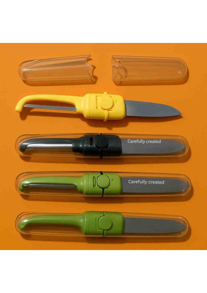 Paslanmaz Çelik Çift Taraflı Kamp Bıçağı ve Rende