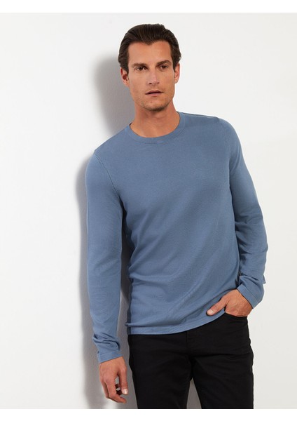 Yeni Sezon Bisiklet Yaka Erkek Triko Kazak