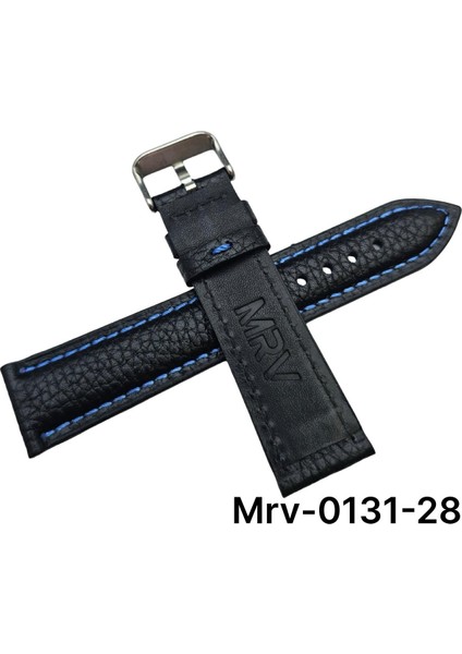 18 Mm-Mrv Bombeli Siyah Flotur Mavi Dikiş Deri Kordon fiyatları