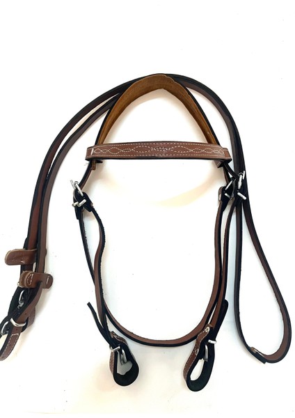 Deri Gem Başlığı ve Dizgini