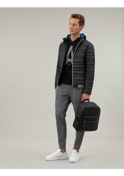 Erkek Siyah Ince Kapitone Mont 50273790-VR046