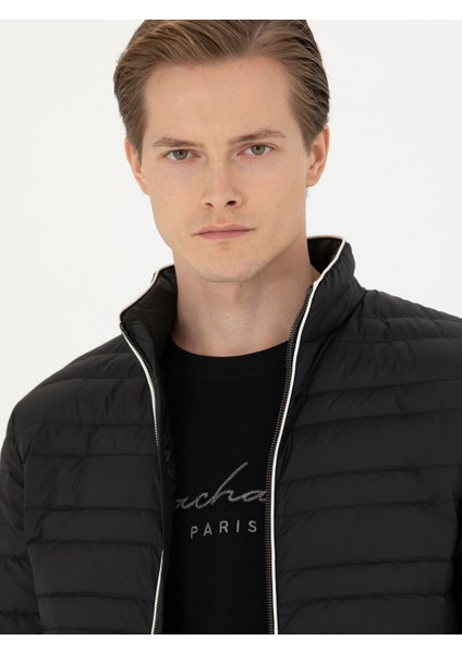 Erkek Siyah Ince Kapitone Mont 50273790-VR046 modelleri