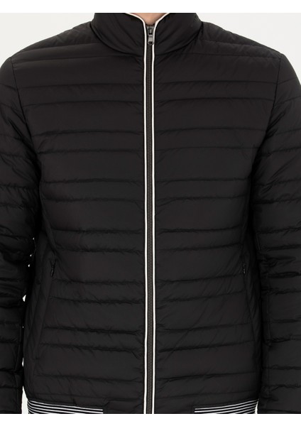 Erkek Siyah Ince Kapitone Mont 50273790-VR046