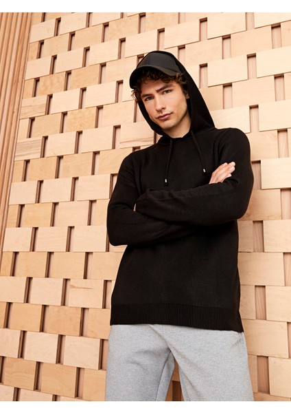 Yeni Sezon Kapüşonlu Uzun Kollu Erkek Triko Kazak fiyatları