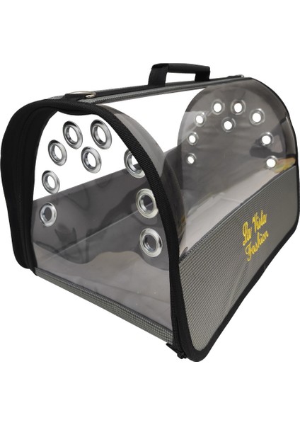 Lüx Flaybag Kedi, Küçük Köpek Taşıma Çantası 43-26-27CM 1300GR Füme