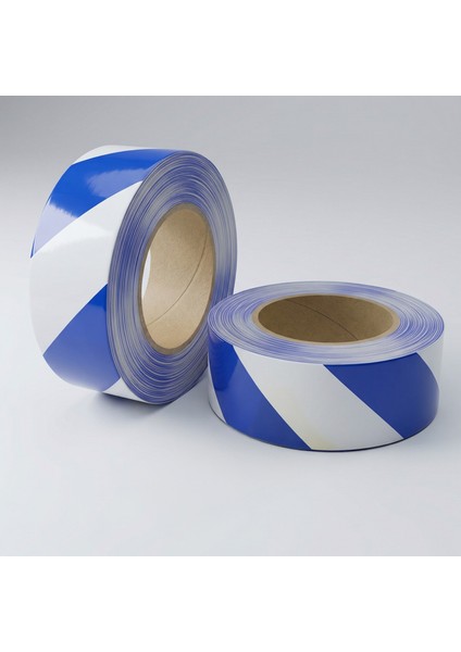 Mavi Beyaz 5CMX10M Reflektörlü Bant Gece Görünürlüğü Artıran Güçlü Yapışkanlı Güvenlik Uyarı Şeridi indirimleri