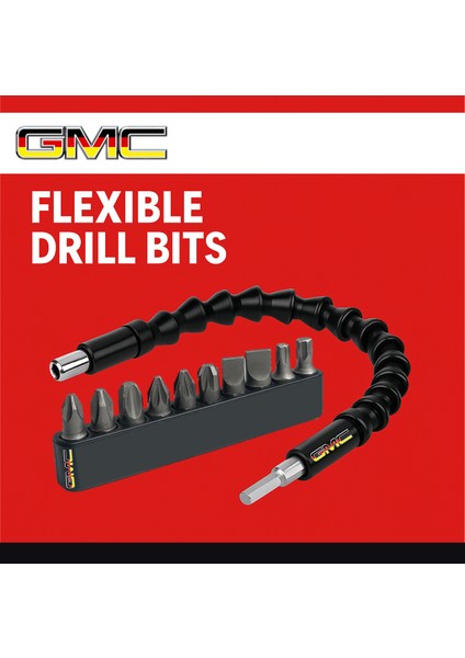 11 Parça Bükülebilir Esnek Vidalama Adaptörü Seti Uçlu Vida Sökme Aparatı