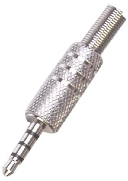 3.5 mm 3 Boğumlu Metal Discman Jack Fiş