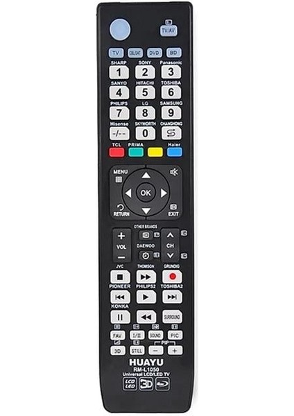 Huayu RM-L1050 Tv-Sat-Dvd-Bd Universal Kumanda