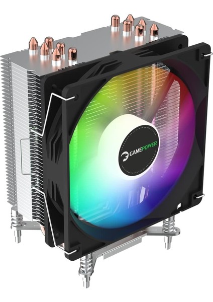 Glace Tc6 Argb Siyah 1X120MM LGA1851/AM5 Işlemci Hava Soğutucu