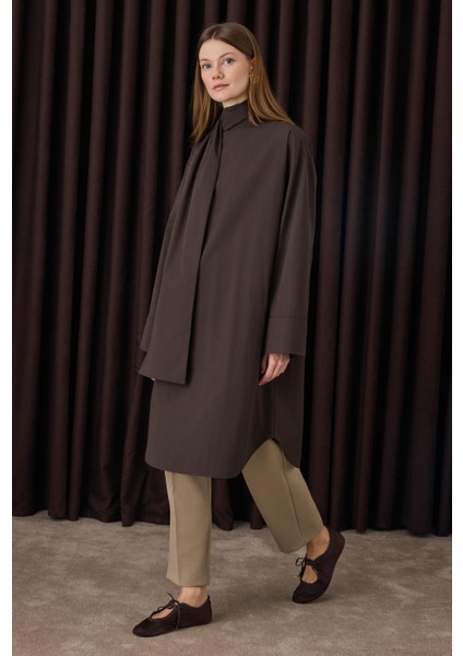 Fular Yaka Gömlek Acı Kahve fiyatları