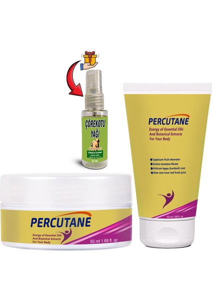 Tüp + Kavanoz: Kapsikum Arnika Montana Dulavratotu Kökü Kremi 50ML + Çörekotu Yağı