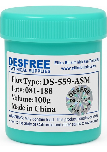 DS-559-ASM Beyaz Renk Krem Flux 100G fiyatları