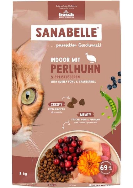 Indoor Hint Bıldırcınlı ve Kızılcıklı Kedi Maması 8 kg
