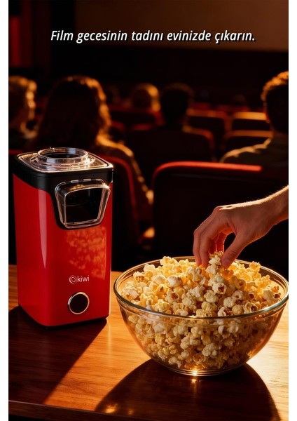 KPM-7412 Patlamış Mısır Makinesi | Sıcak Hava Teknolojisi | Yağsız & Sağlıklı Atıştırmalık indirimleri