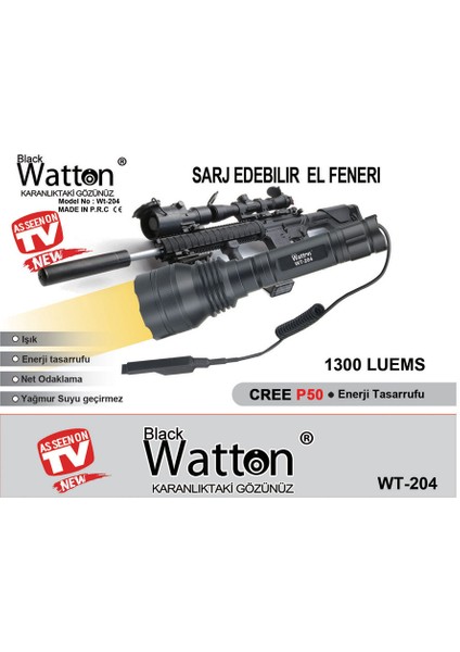 Özel Sarı Renk Feneri WT-204 indirimleri