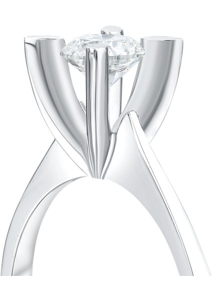 0.35 Karat Pırlanta Tektaş Yüzük