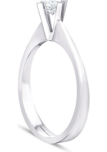 0.15 Karat Pırlanta Tektaş Yüzük