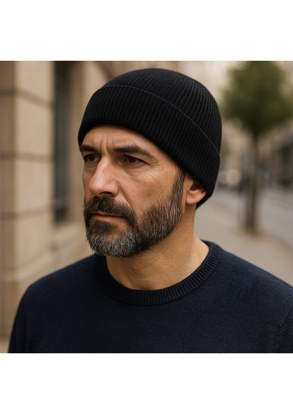 Elyy Unisex Siyah Kışlık Bere – Örgü Triko, Soğuk Geçirmez, Esnek Bere fiyatları