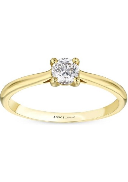 0.20 Karat Pırlanta Tektaş Yüzük