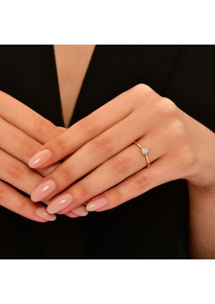 0.20 Karat Pırlanta Tektaş Yüzük modelleri