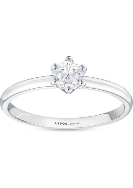 0.10 Karat Pırlanta Tektaş Yüzük