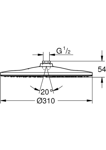 Rainshower 310 Mono Tepe Duşu fiyatları