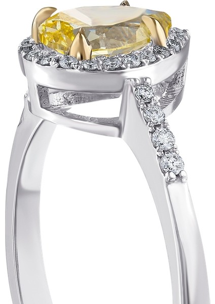 0.12 Karat Pırlanta Violet Taşlı Yüzük fırsatları