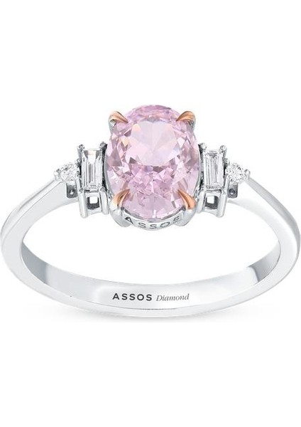 0.10 Karat Violet Taşlı Pırlanta Yüzük