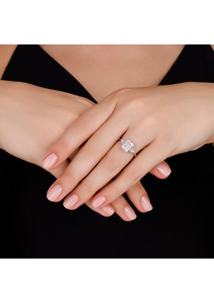 0.11 Karat Pırlanta Violet Taşlı Yüzük modelleri