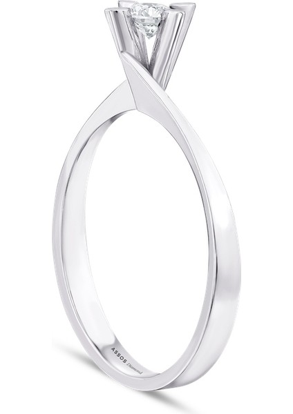 0.30 Karat Pırlanta Tektaş Yüzük